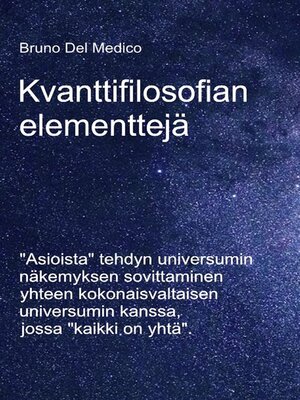 cover image of Kvanttifilosofian elementtejä